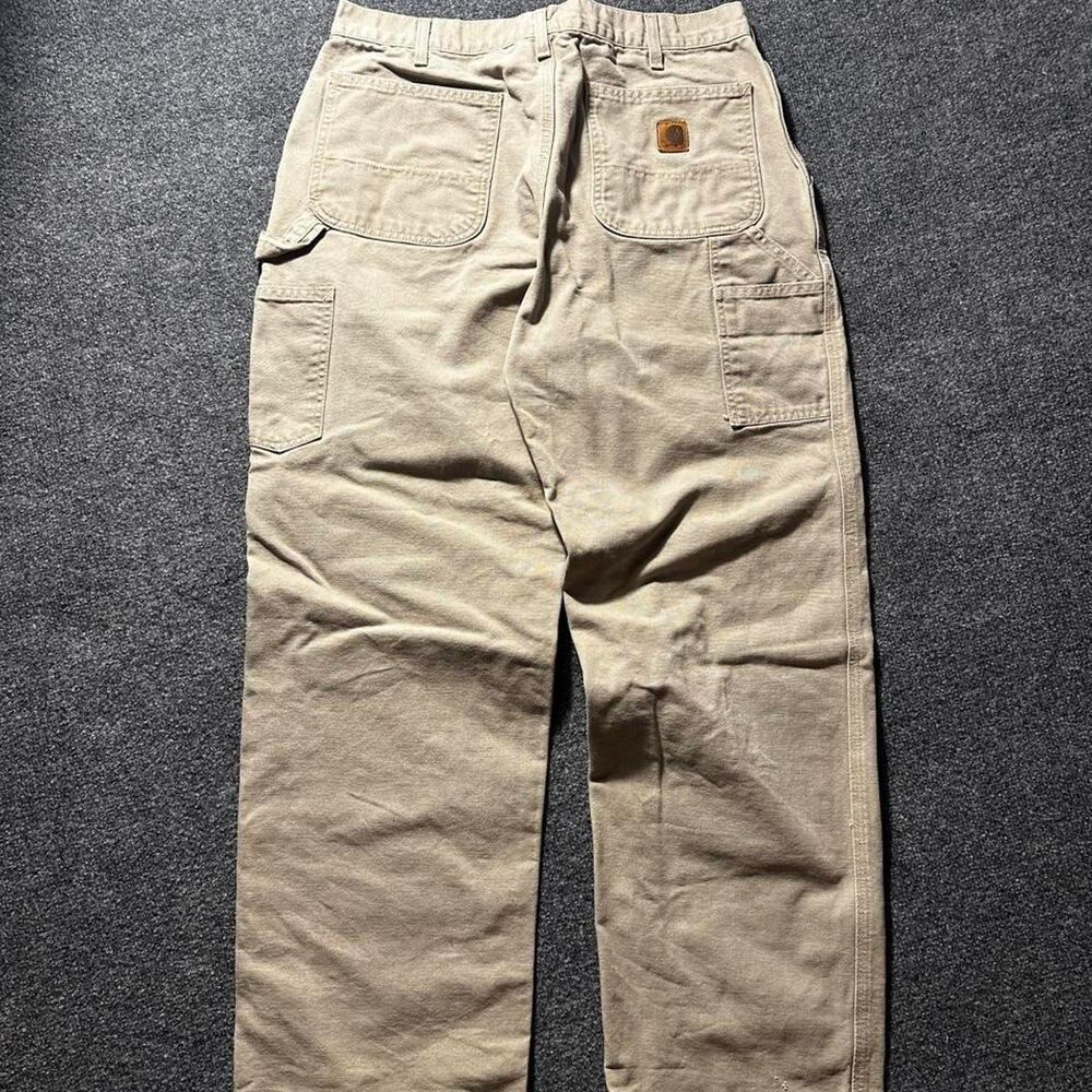 Carhartt Men's Tan and Cream Trousers